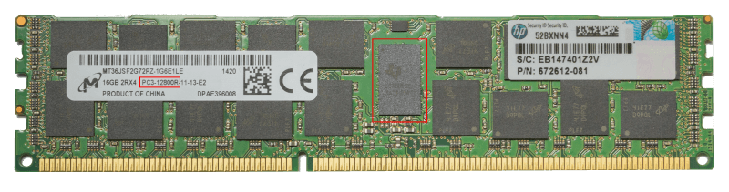 PC3-12800R registered RAM Modul
